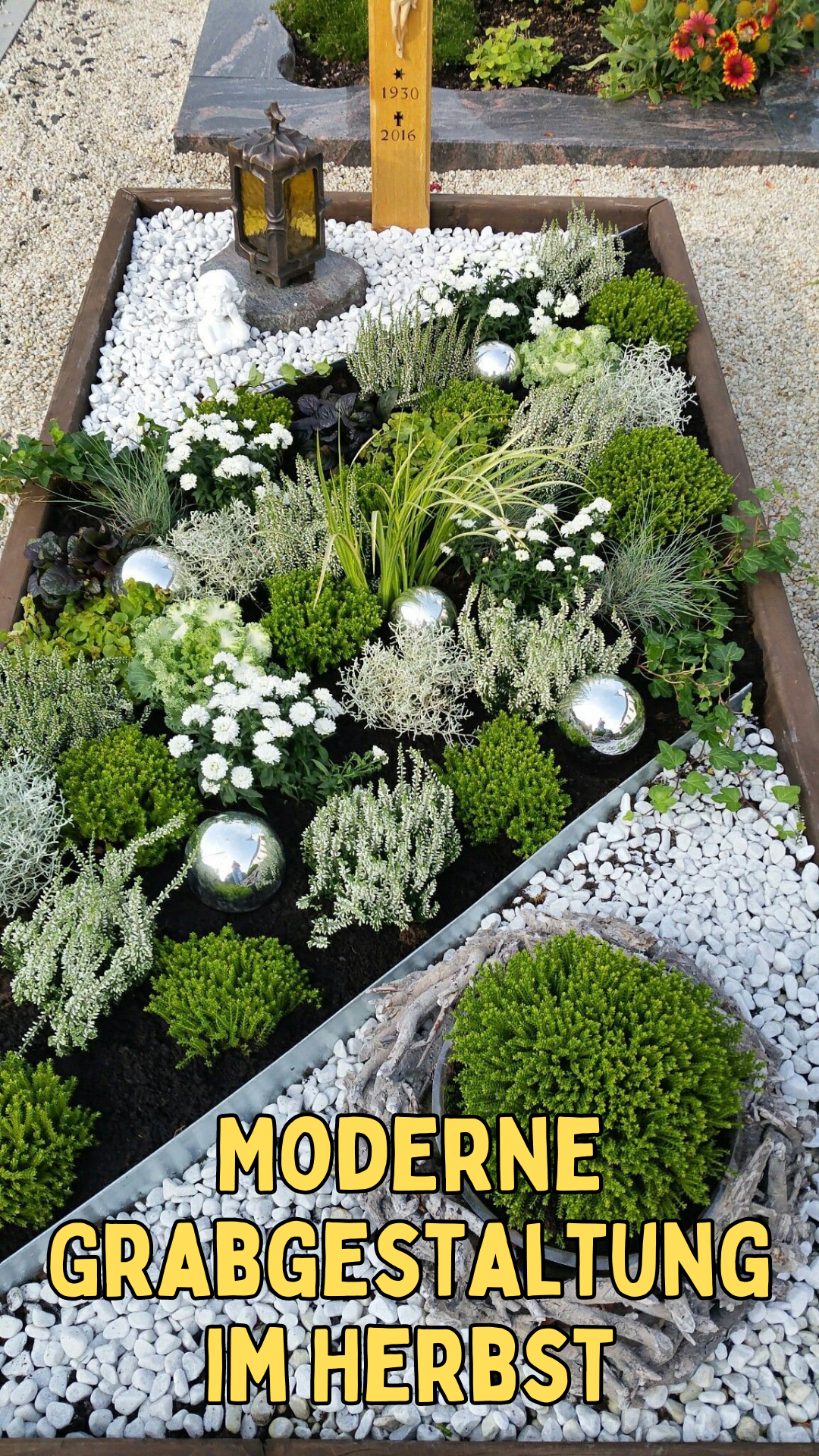 Moderne Grabgestaltung im Herbst: Frische Ideen und Inspirationen 🍂