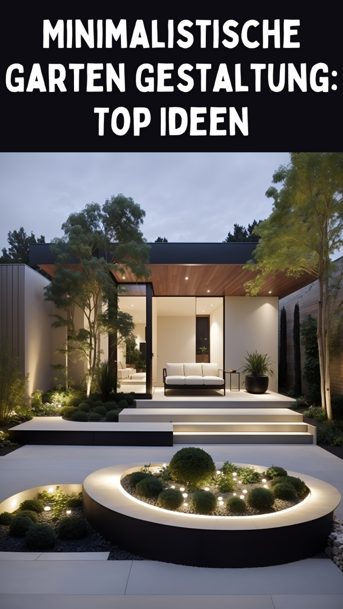 Minimalistische Garten Gestaltung Top Ideen