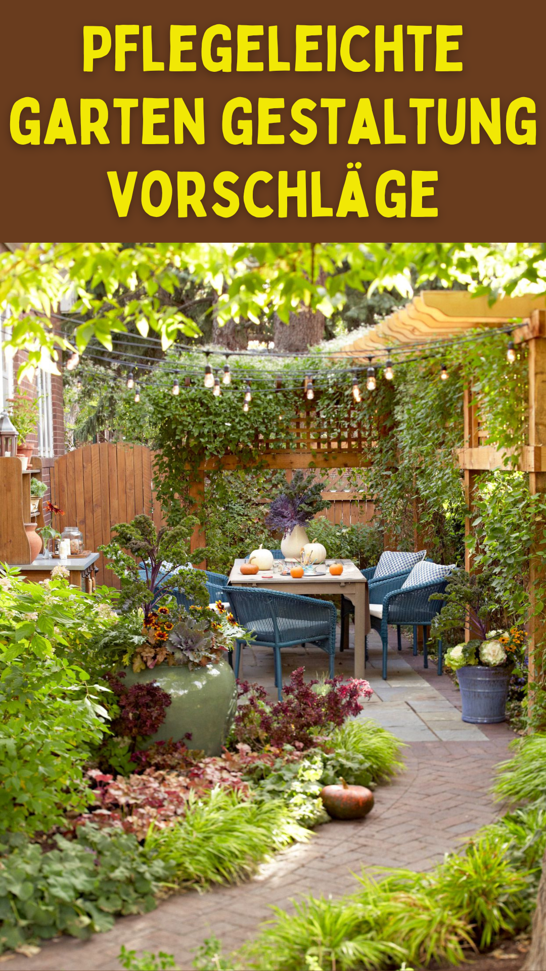 Einfache und Schöne Pflegeleichte Garten Gestaltung Vorschläge 🌸🍃