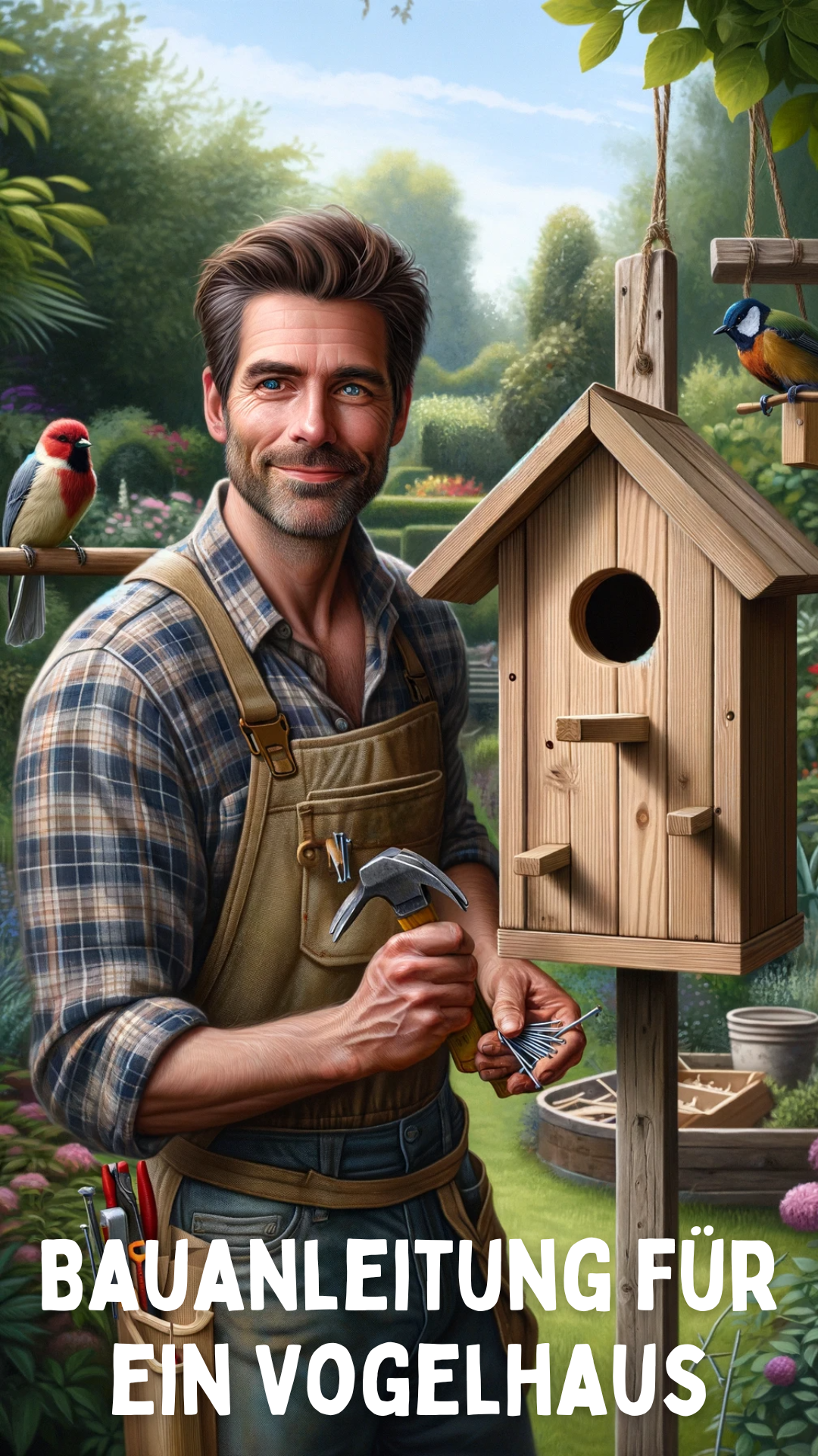 Bauanleitung für ein Vogelhaus: So locken Sie bunte Vögel in Ihren Garten!