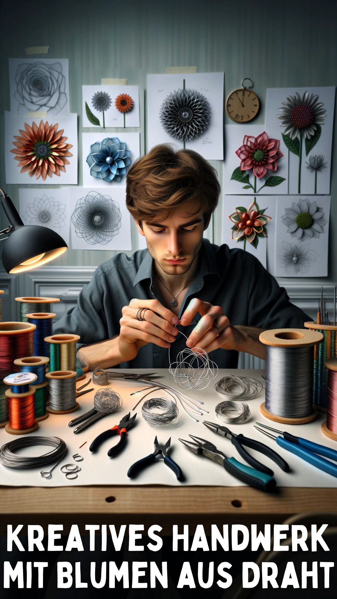 Kreatives Handwerk mit Blumen aus Draht: Entdecken Sie die Magie des Drahtblumen-Designs Kreatives Handwerk mit Blumen aus Draht: Entdecken Sie die Magie des Drahtblumen-Designs
