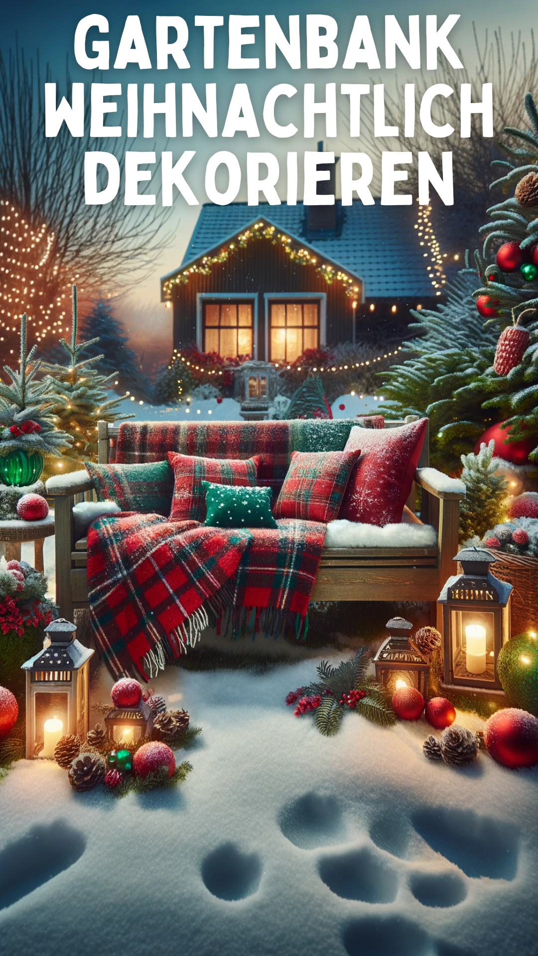 Festliche Gartenbank Dekoration – So Gestalten Sie Ihr Weihnachtsparadies im Freien