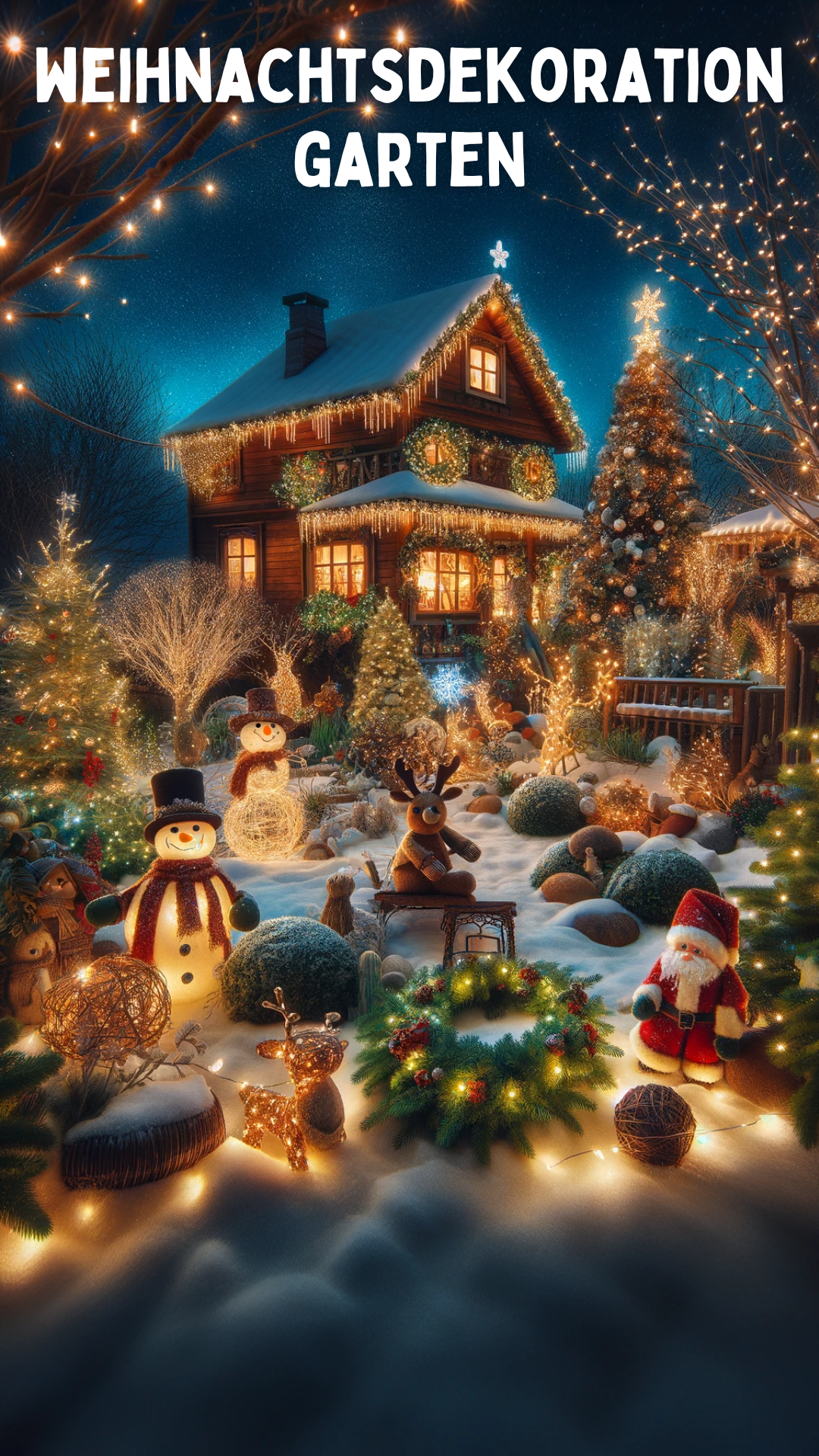 Weihnachtszauber im Garten: So Gestalten Sie Ihr Winterwunderland