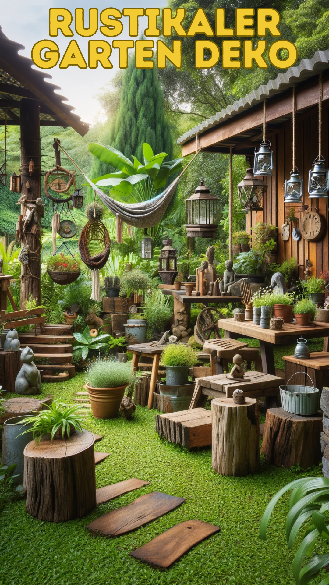 Rustikaler Garten Deko – So Verwandeln Sie Ihren Garten in ein Paradies