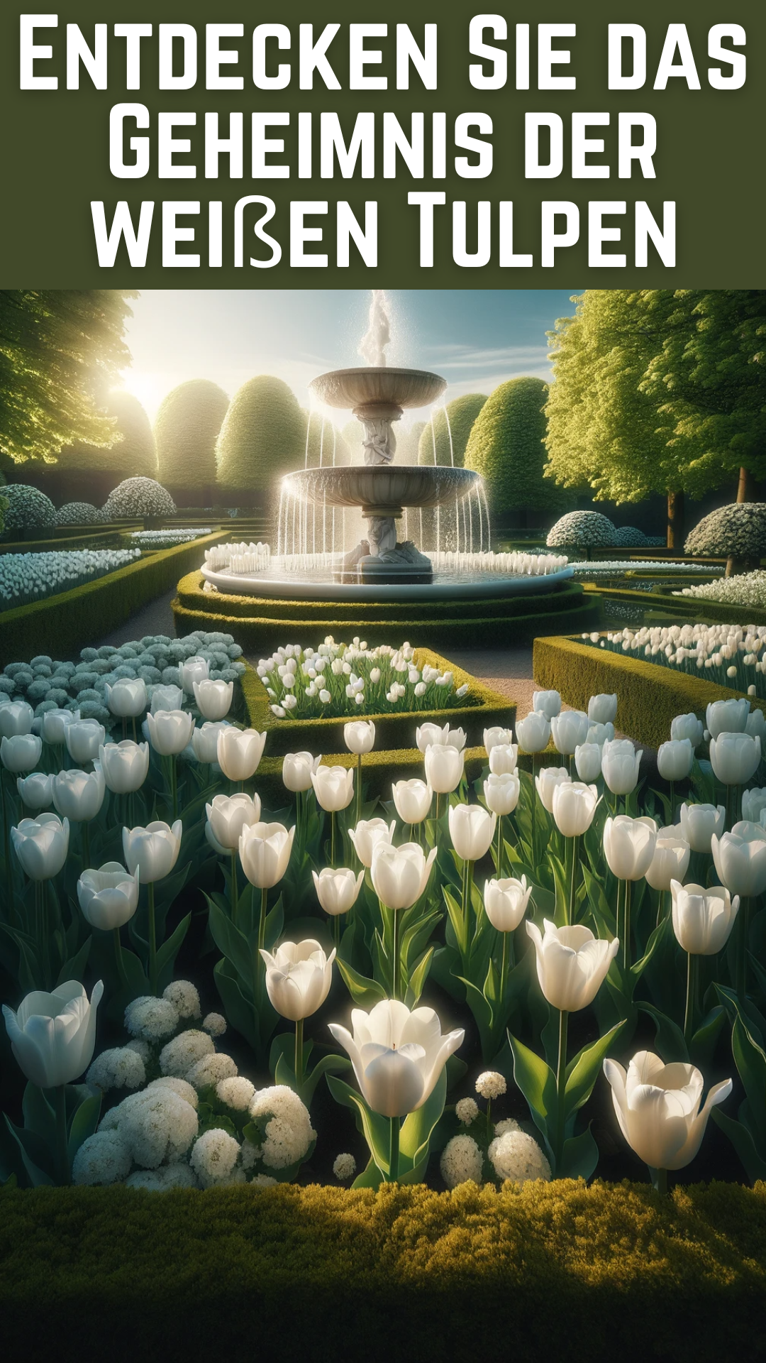 Entdecken Sie das Geheimnis der weißen Tulpen: Eine Reise durch Zeit und Kultur Entdecken Sie das Geheimnis der weißen Tulpen: Eine Reise durch Zeit und Kultur