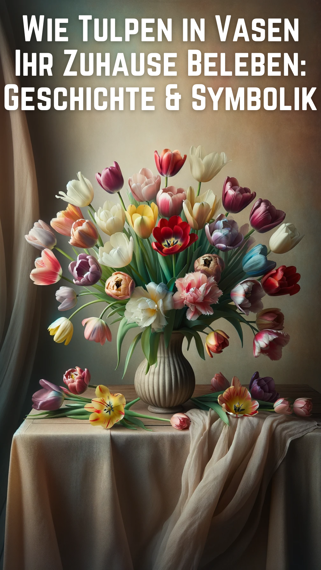 Atemberaubende Tulpen in Vase: Entdecken Sie die verborgene Ästhetik und Schönheit