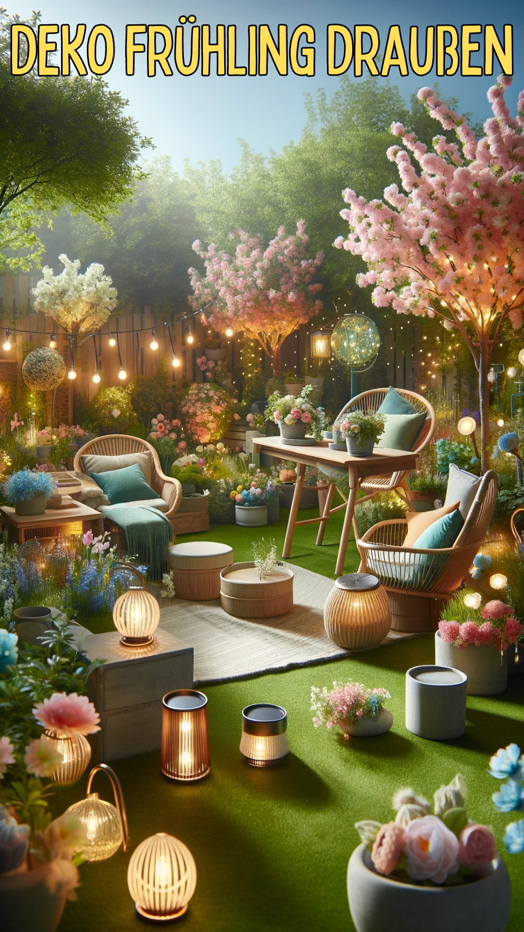 Frühlingserwachen im Freien – Deko-Trends und Ideen für Draußen