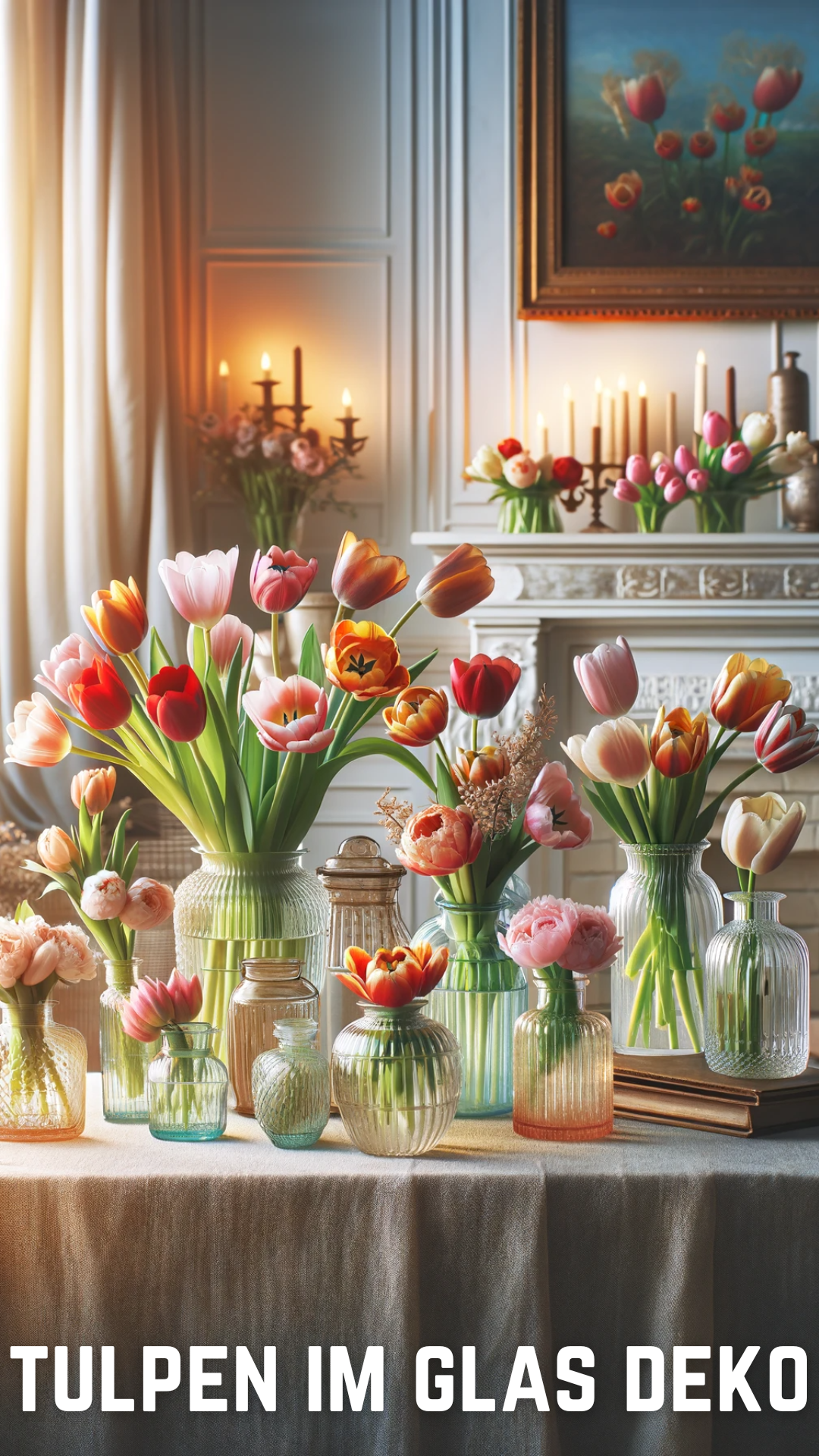 Tulpen im Glas Deko – Entdecken Sie den Zauber dieser atemberaubenden Dekoration!