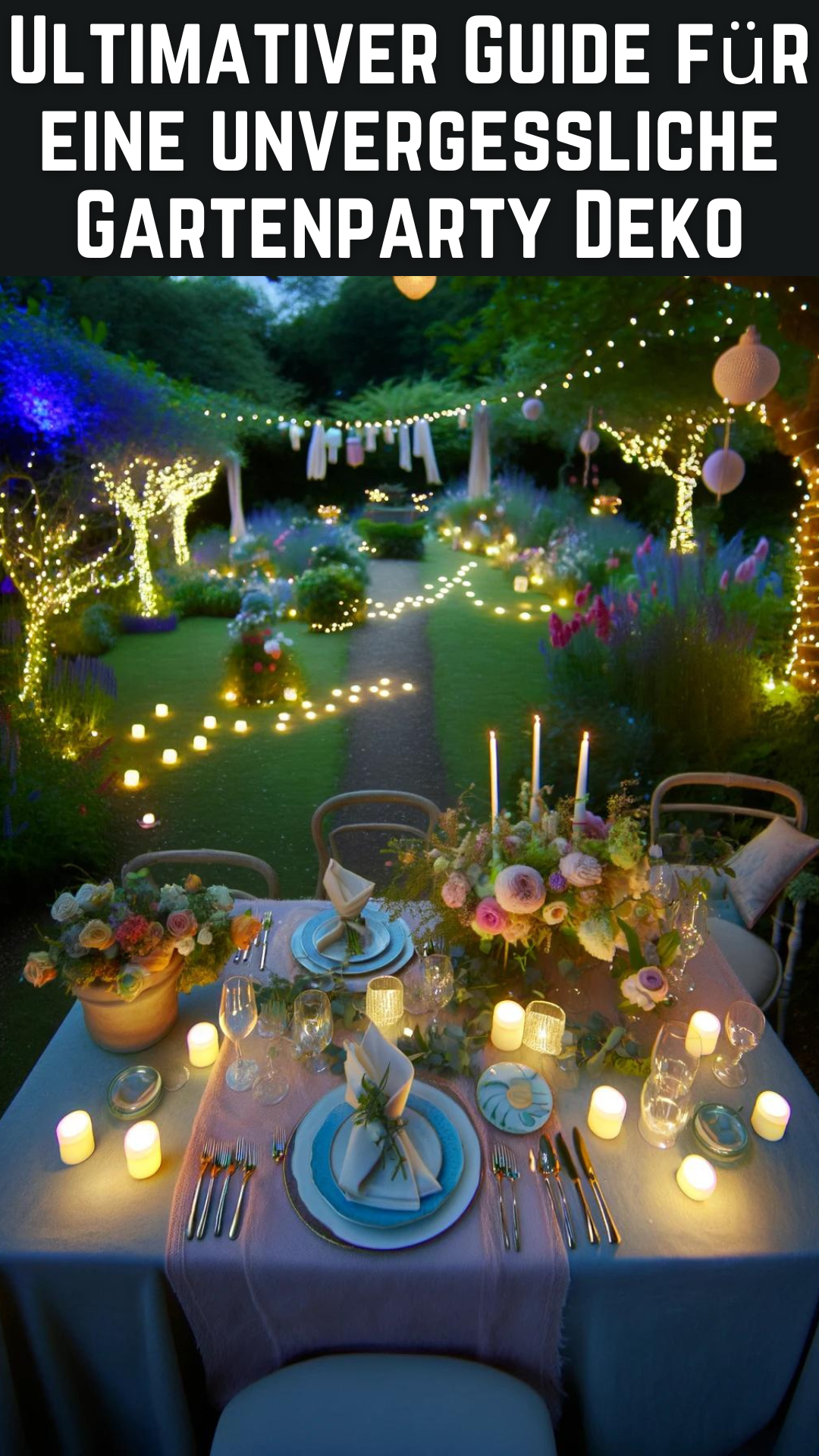 Ultimativer Guide für eine unvergessliche Gartenparty Deko