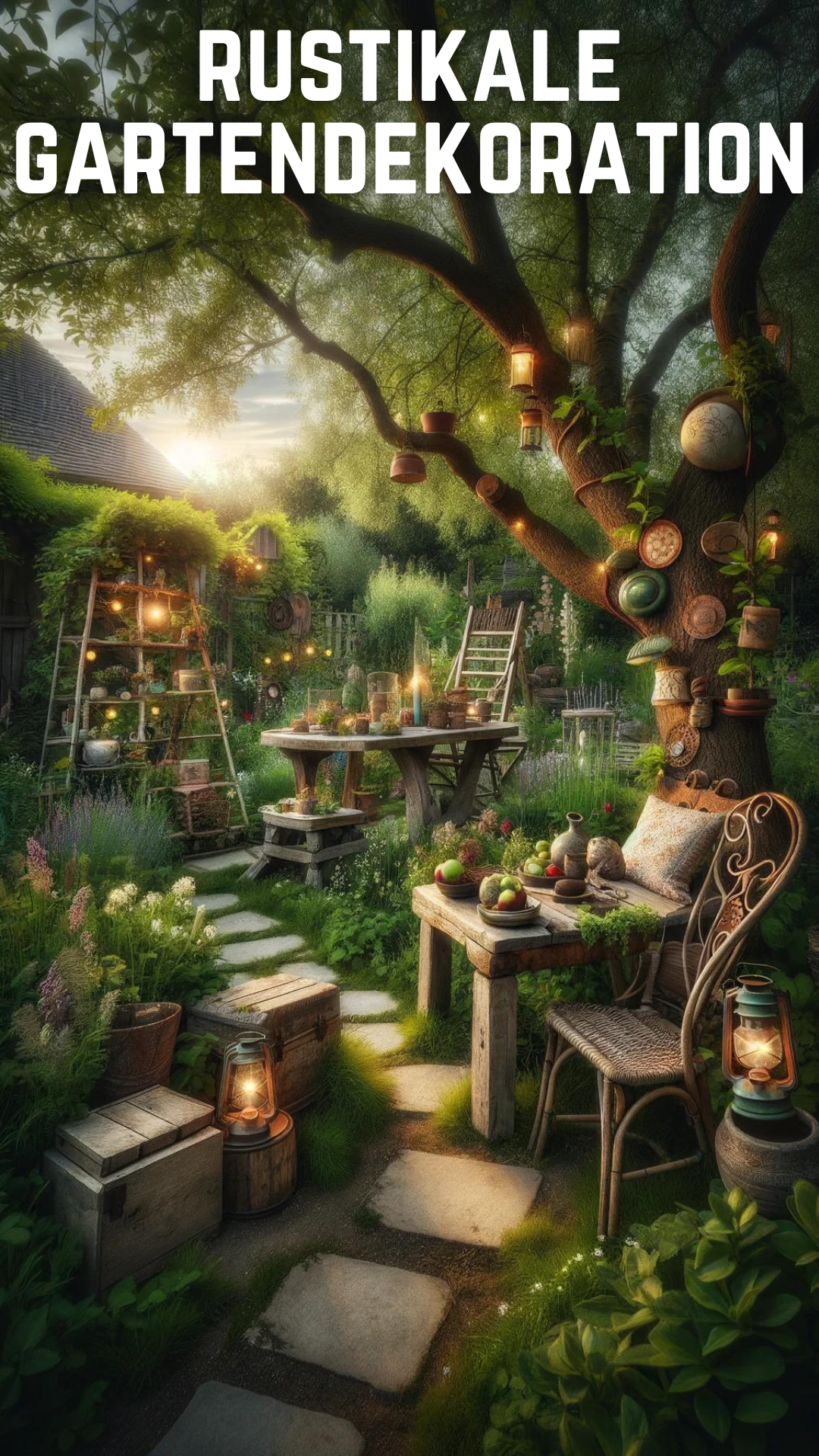 Entdecke die Geheimnisse Rustikaler Gartendekoration: So Verzauberst Du Deinen Garten