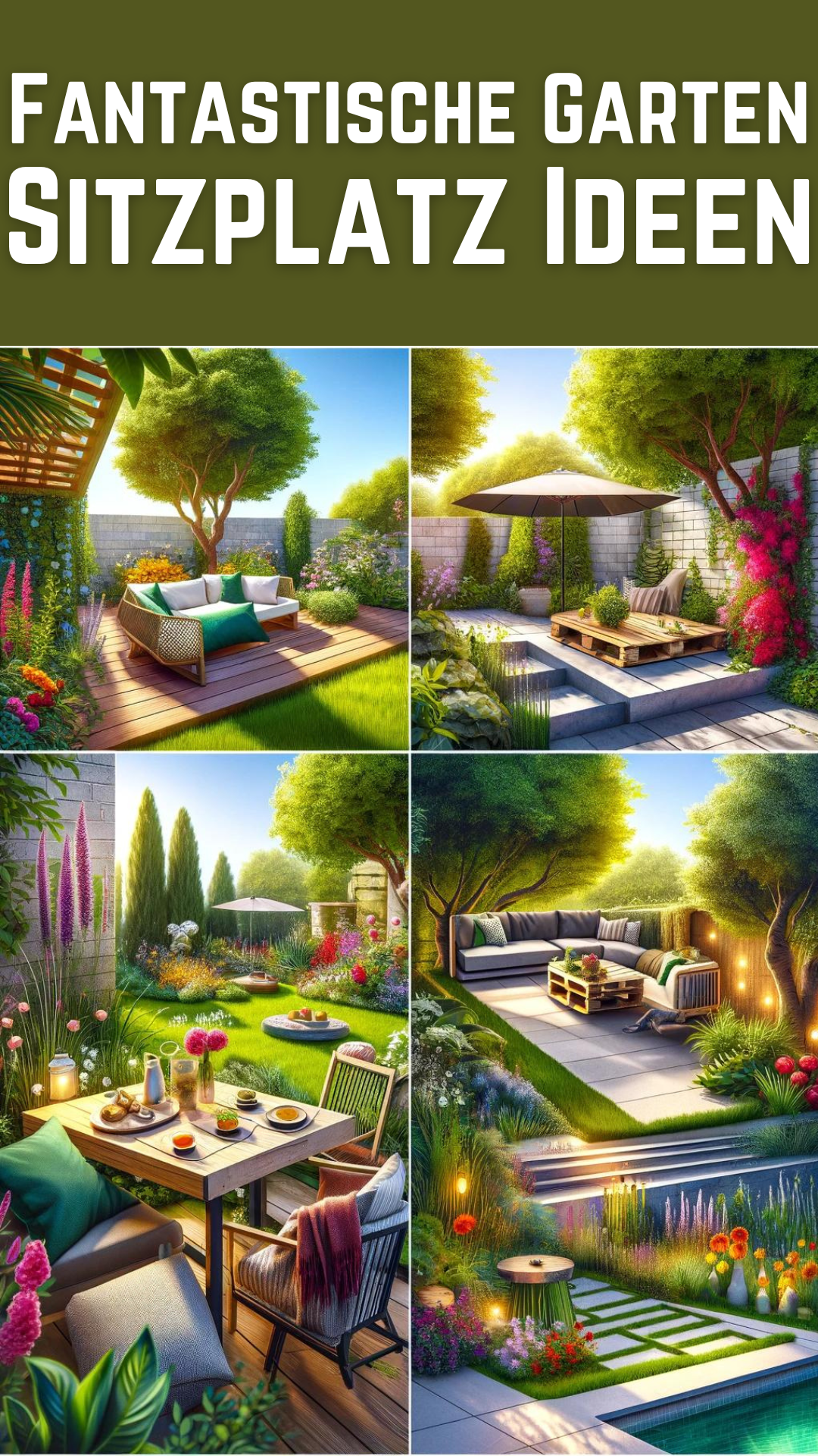 Fantastische Garten Sitzplatz Ideen die Jeden Beeindrucken Werden