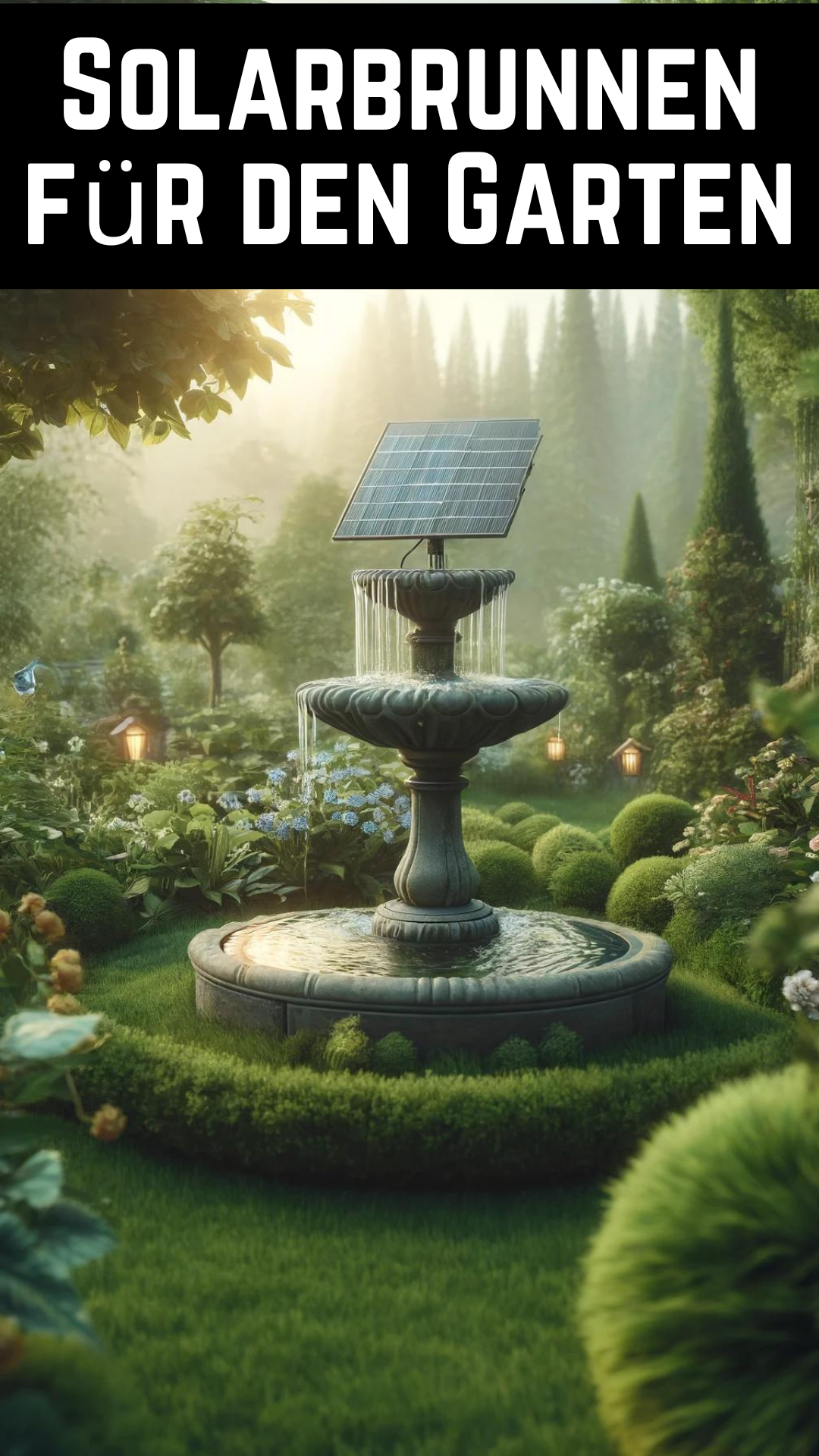 Solarbrunnen für den Garten: Ein umweltfreundlicher Blickfang