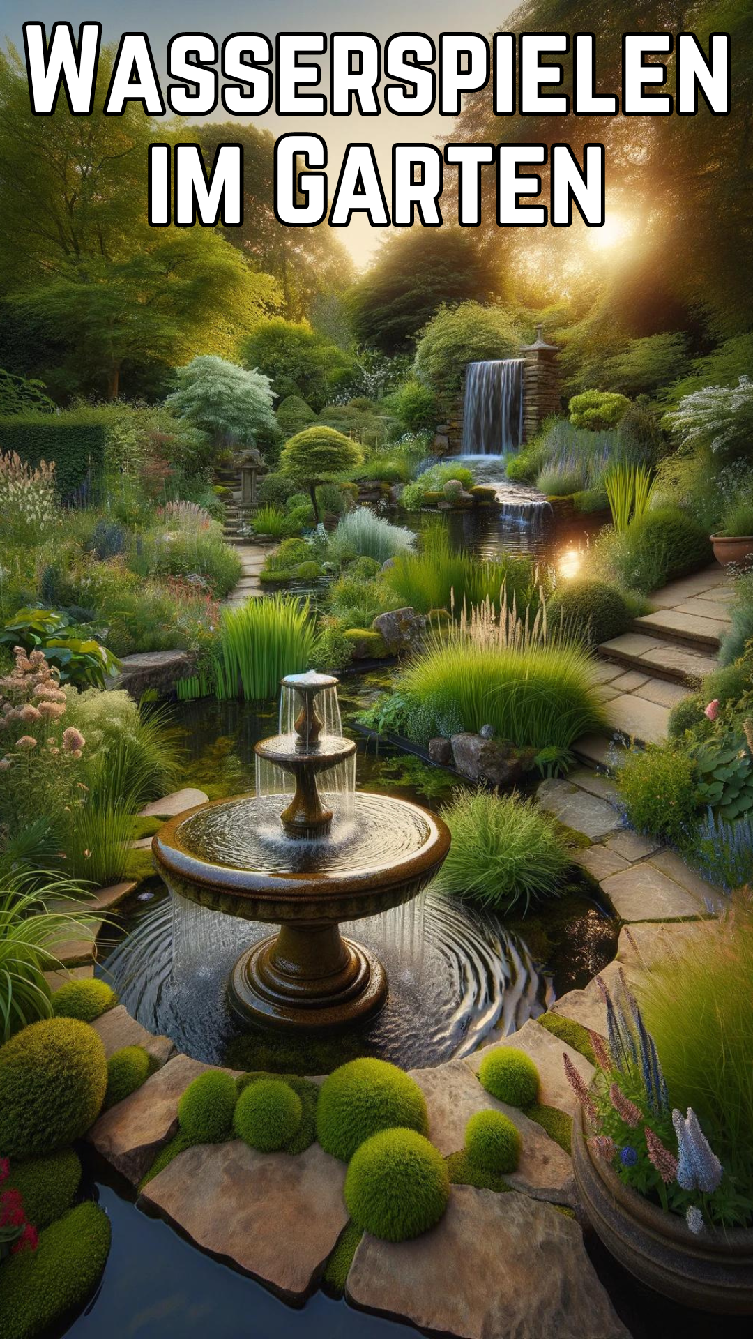 Entdecken Sie die Magie von Wasserspielen im Garten – Verwandeln Sie Ihren Außenbereich in eine Oase