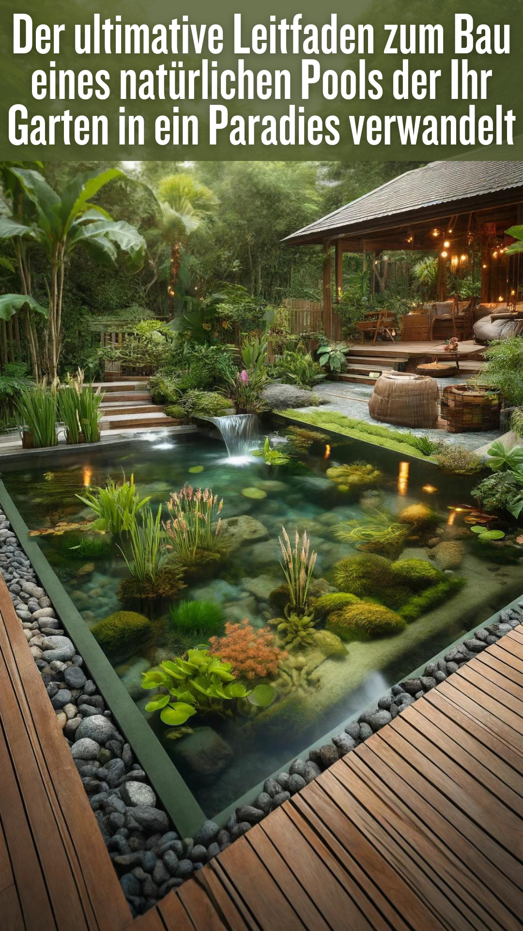 Der ultimative Leitfaden zum Bau eines natürlichen Pools der Ihr Garten in ein Paradies verwandelt Der ultimative Leitfaden zum Bau eines natürlichen Pools der Ihr Garten in ein Paradies verwandelt