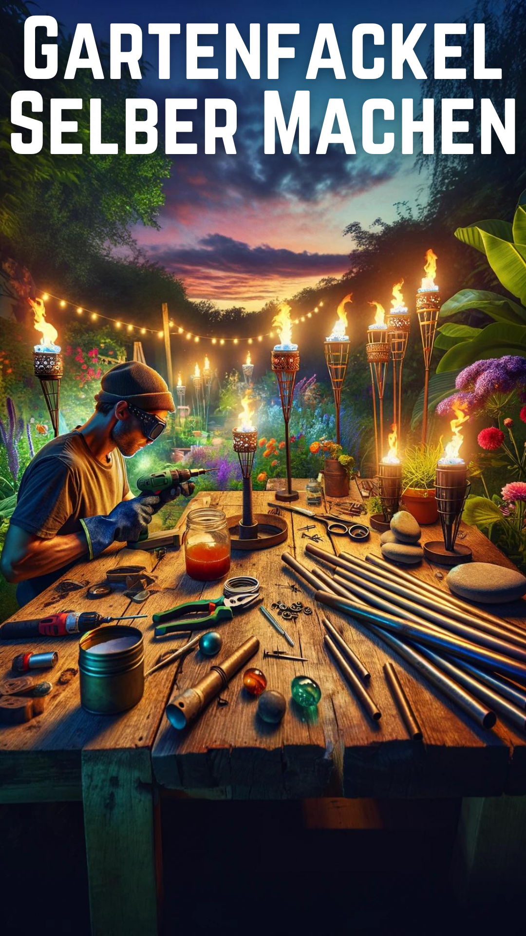 Gartenfackel Selber Machen: So Verwandelst Du Deinen Garten in ein Leuchtendes Paradies