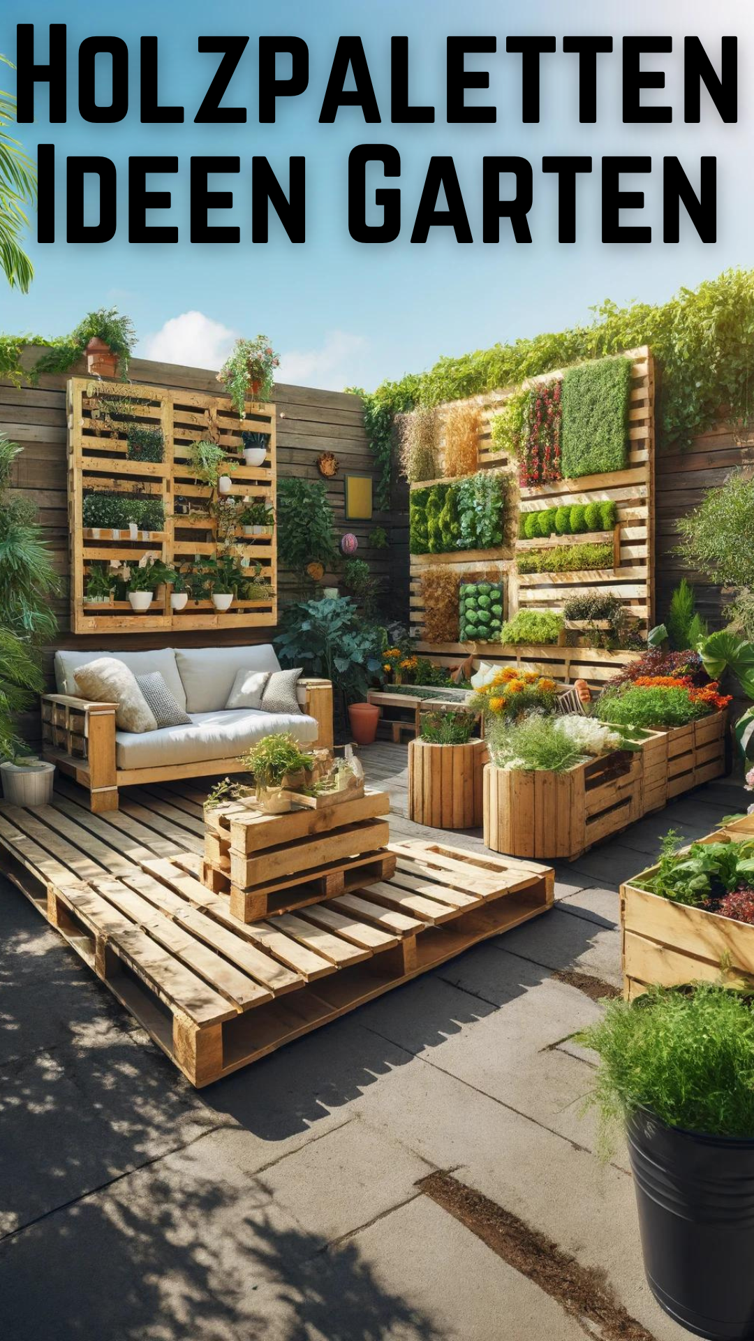 Holzpaletten Ideen Garten: Geniale DIY Projekte für Ihren Außenbereich