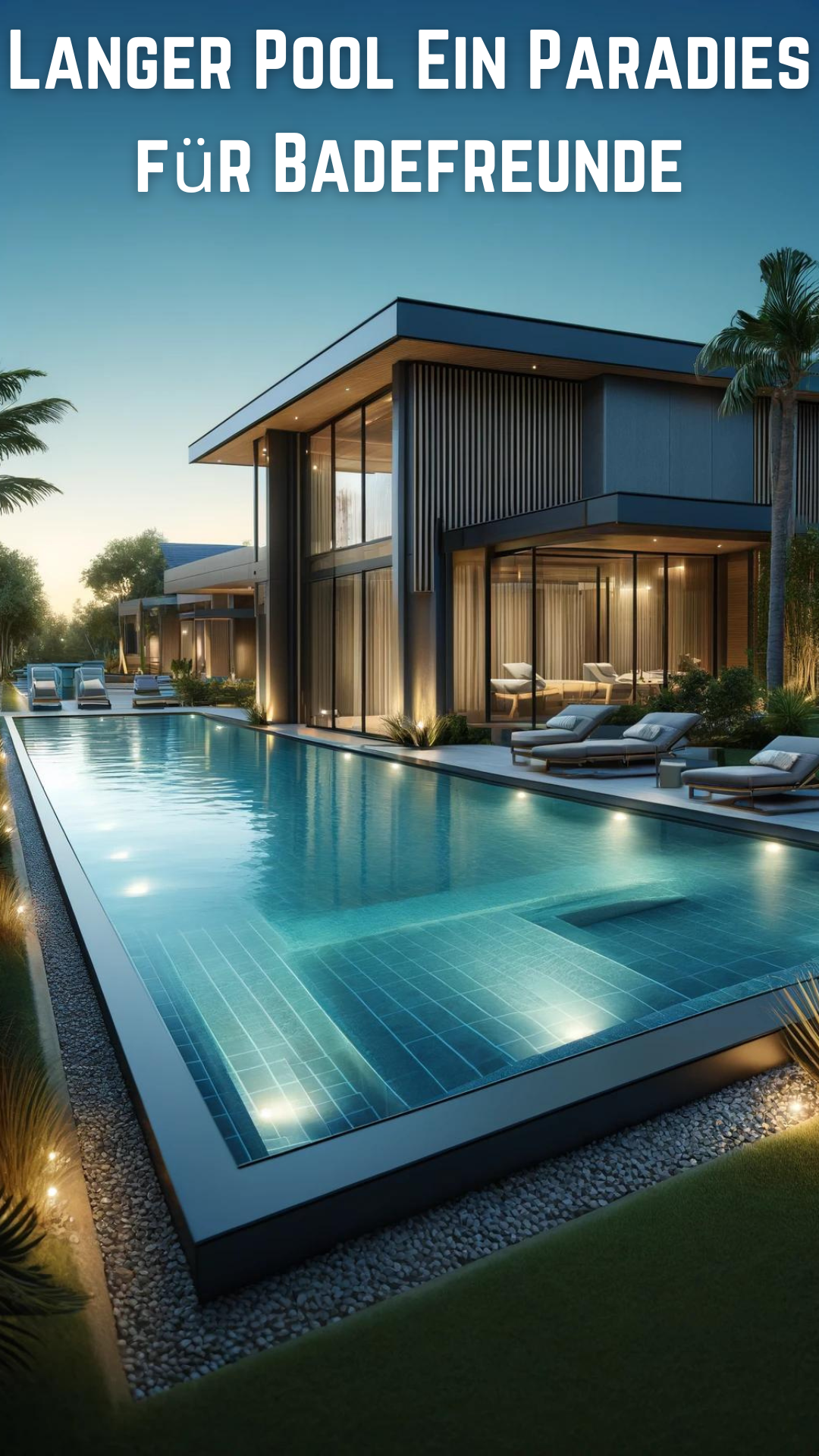Langer Pool Ein Paradies für Badefreunde