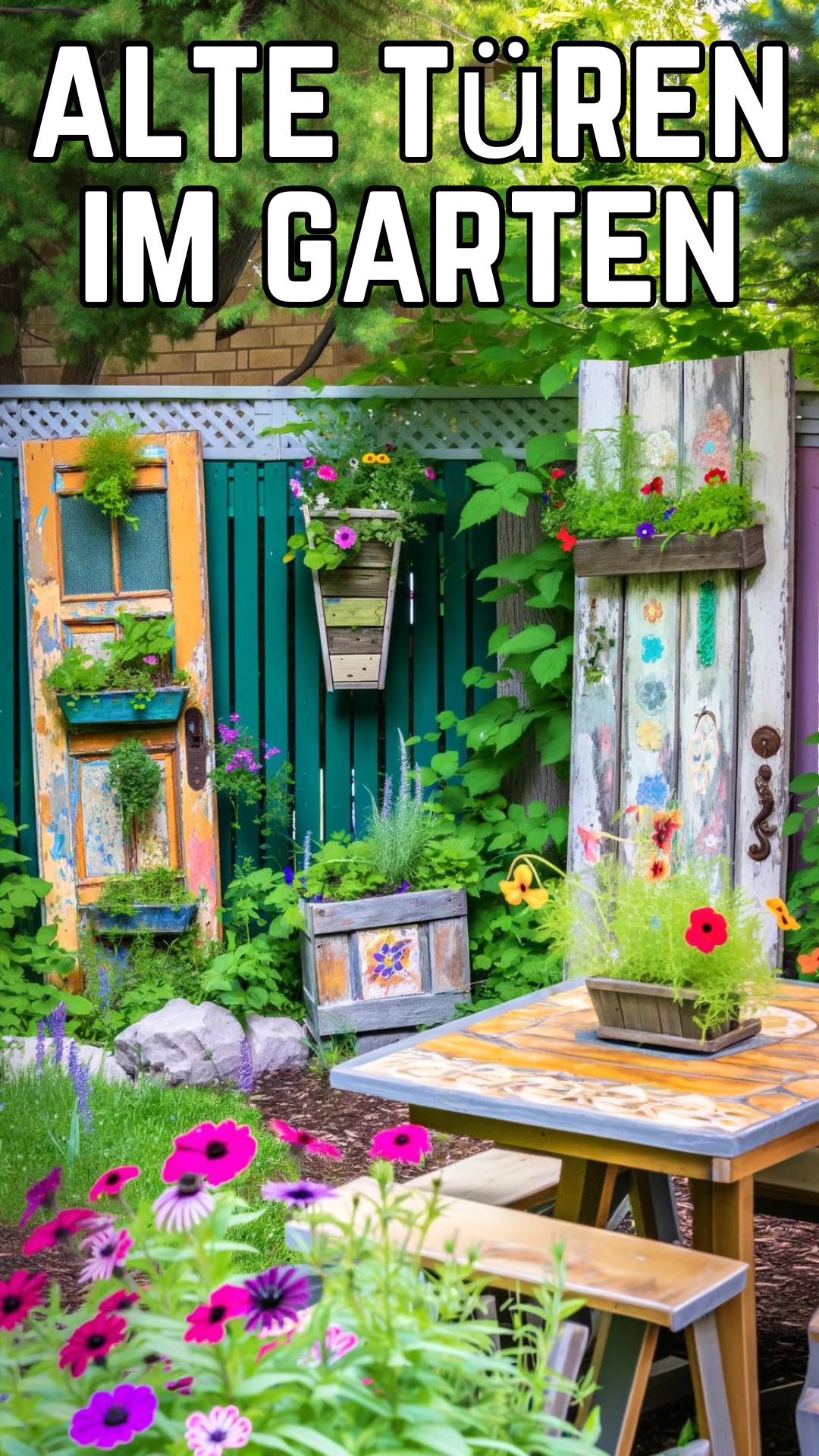 Alte Türen im Garten: So Verwandelst du Alte Türen in Einzigartige Gartendekorationen Alte Türen im Garten: So Verwandelst du Alte Türen in Einzigartige Gartendekorationen