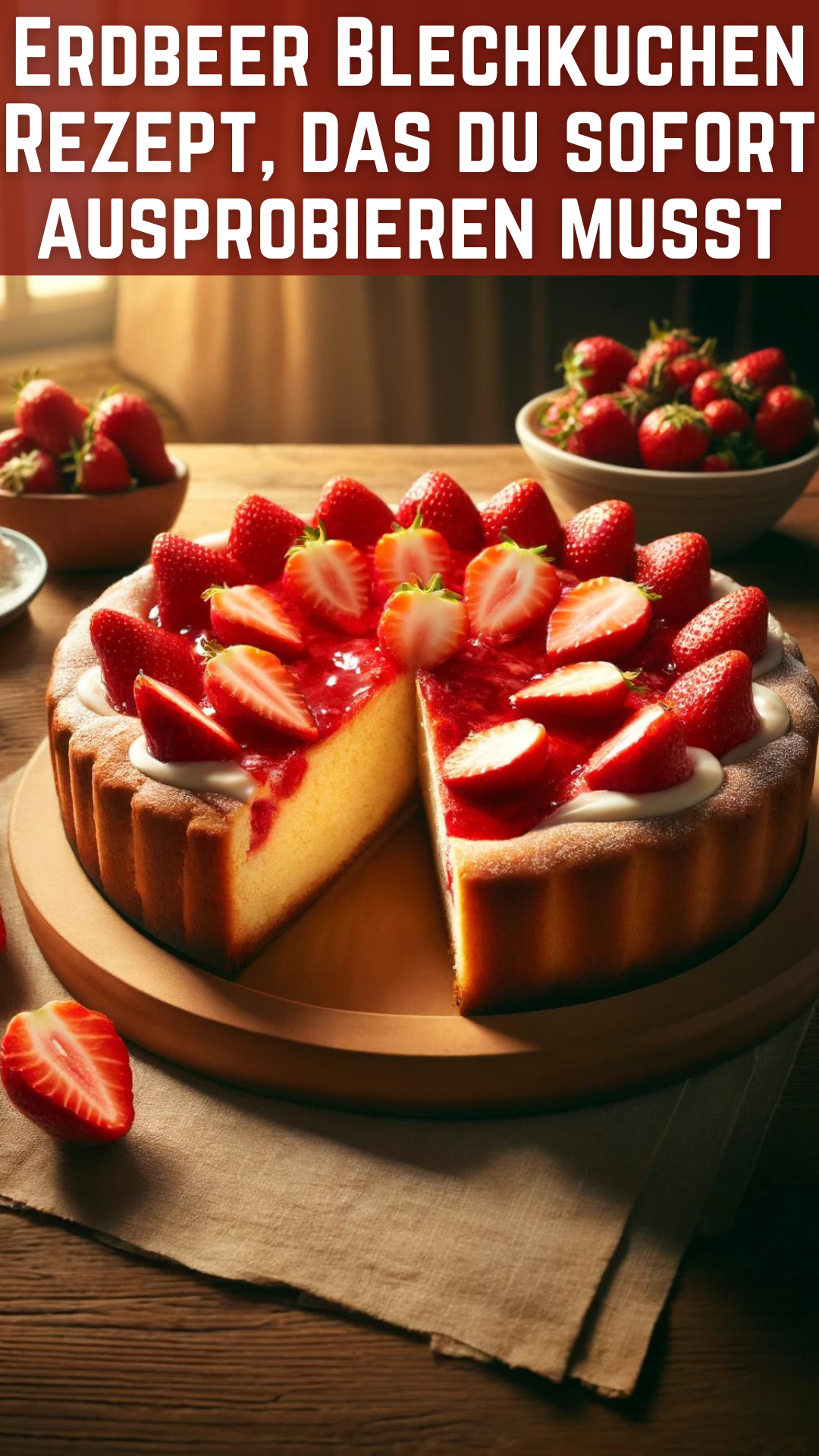 Erdbeer Blechkuchen Rezept, das du sofort ausprobieren musst