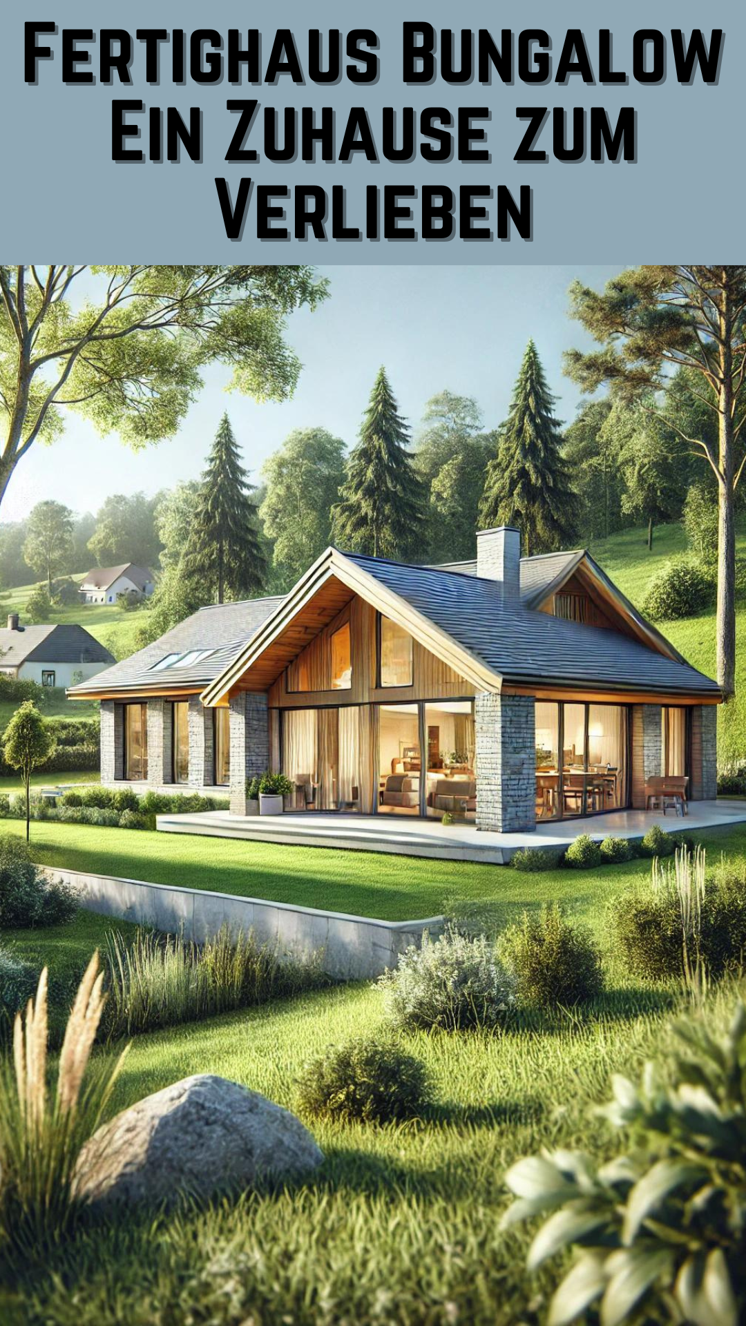 Fertighaus Bungalow Ein Zuhause zum Verlieben