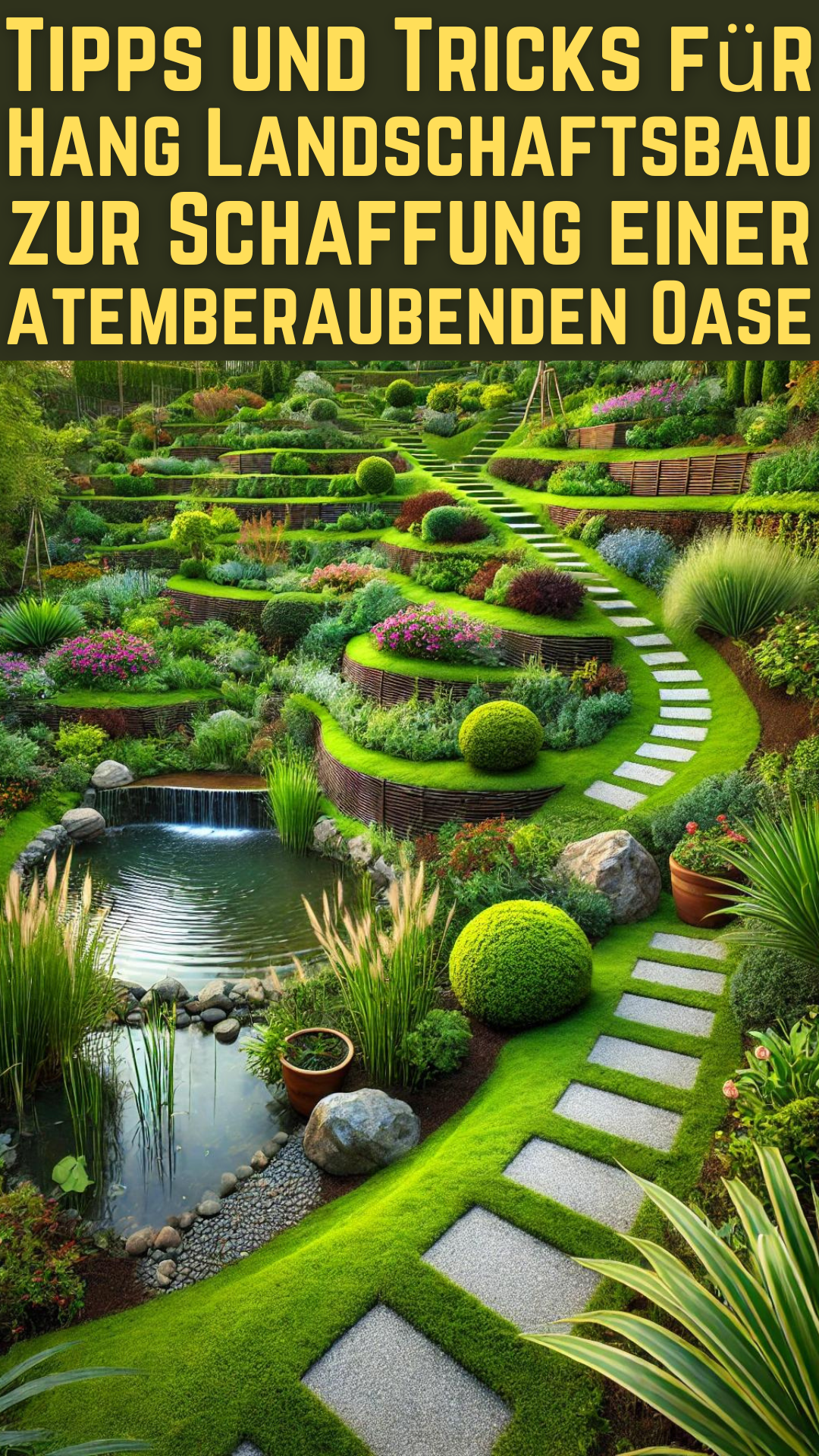Tipps und Tricks für Hang Landschaftsbau zur Schaffung einer atemberaubenden Oase