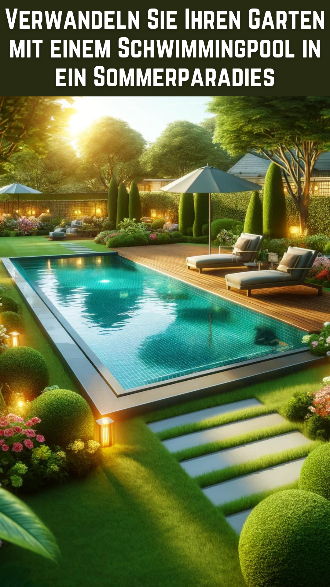 Verwandeln Sie Ihren Garten mit einem Schwimmingpool in ein Sommerparadies