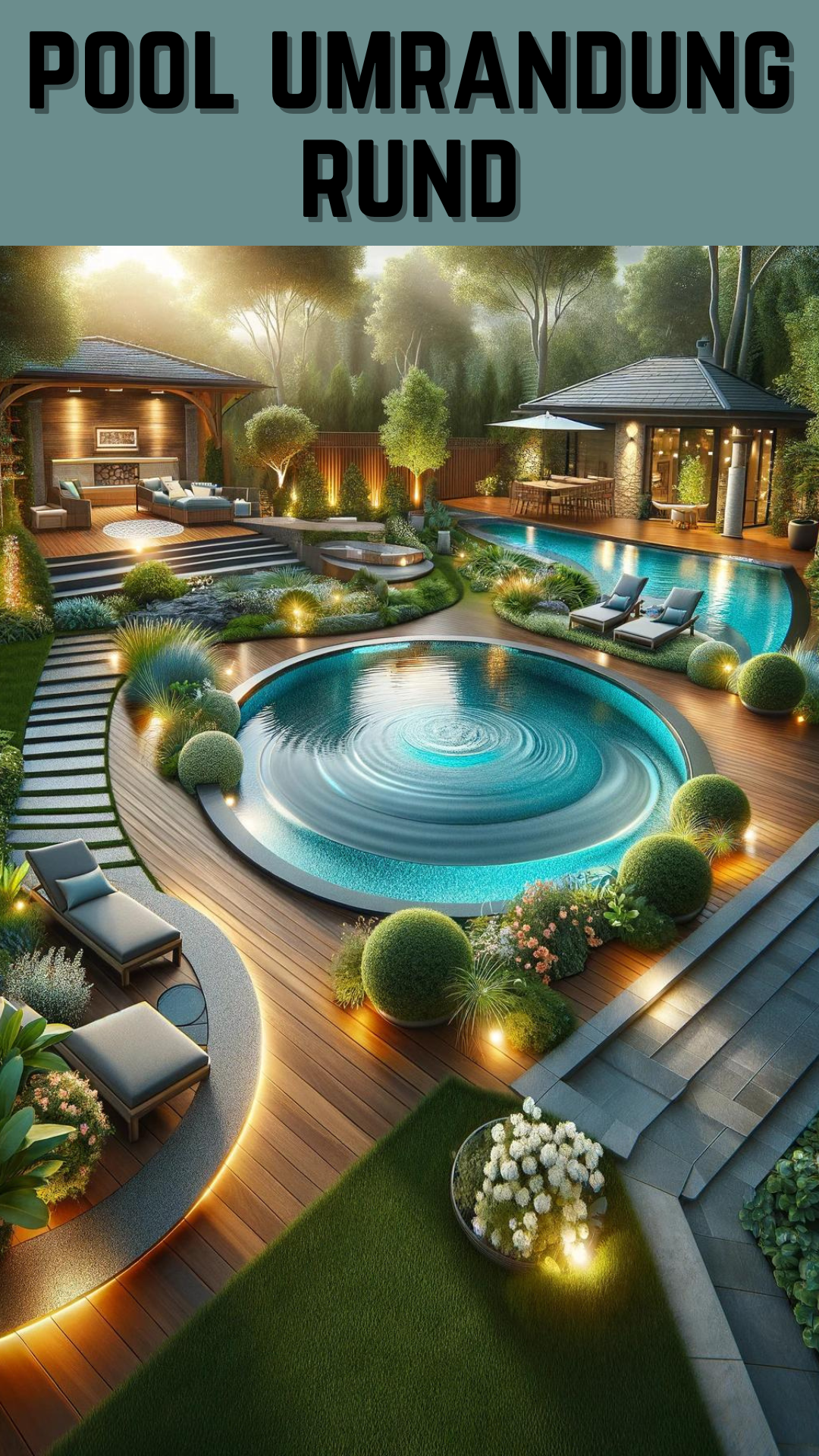 Perfekte Ideen für Pool Umrandung Rund um Ihren Traumgarten zu Schaffen