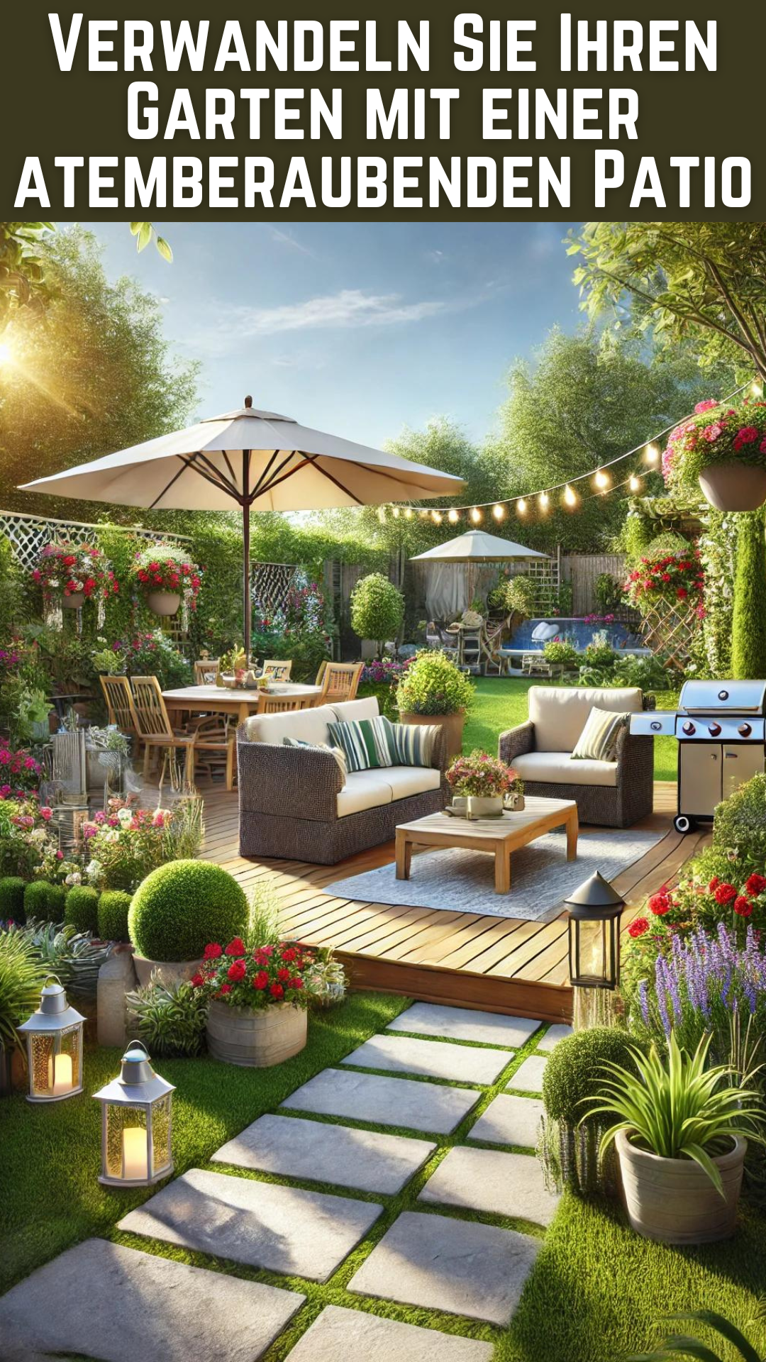 Verwandeln Sie Ihren Garten mit einer atemberaubenden Patio