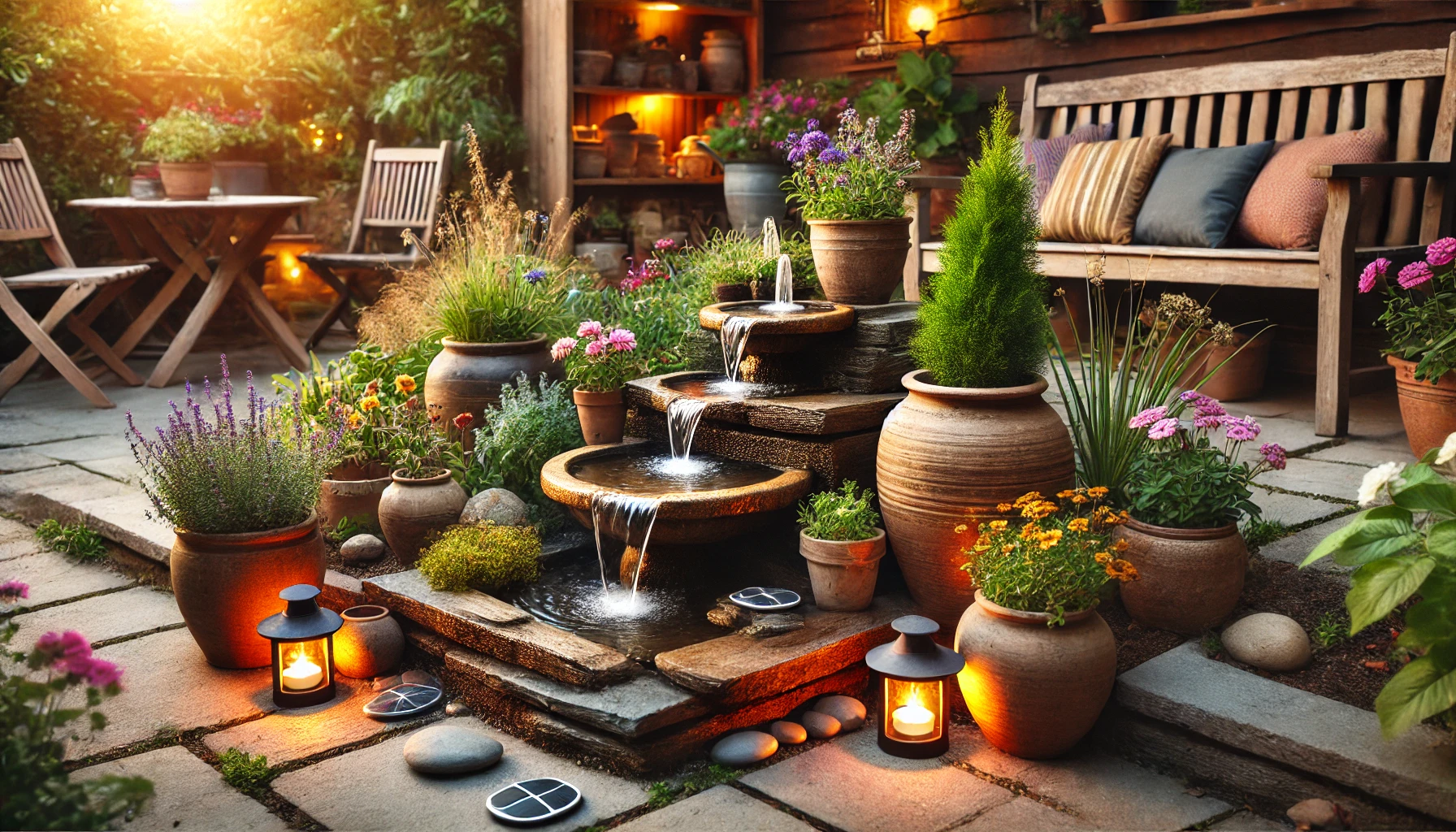 Unglaubliche DIY Gartenbrunnen Ideen die deinen Außenbereich magisch verwandeln