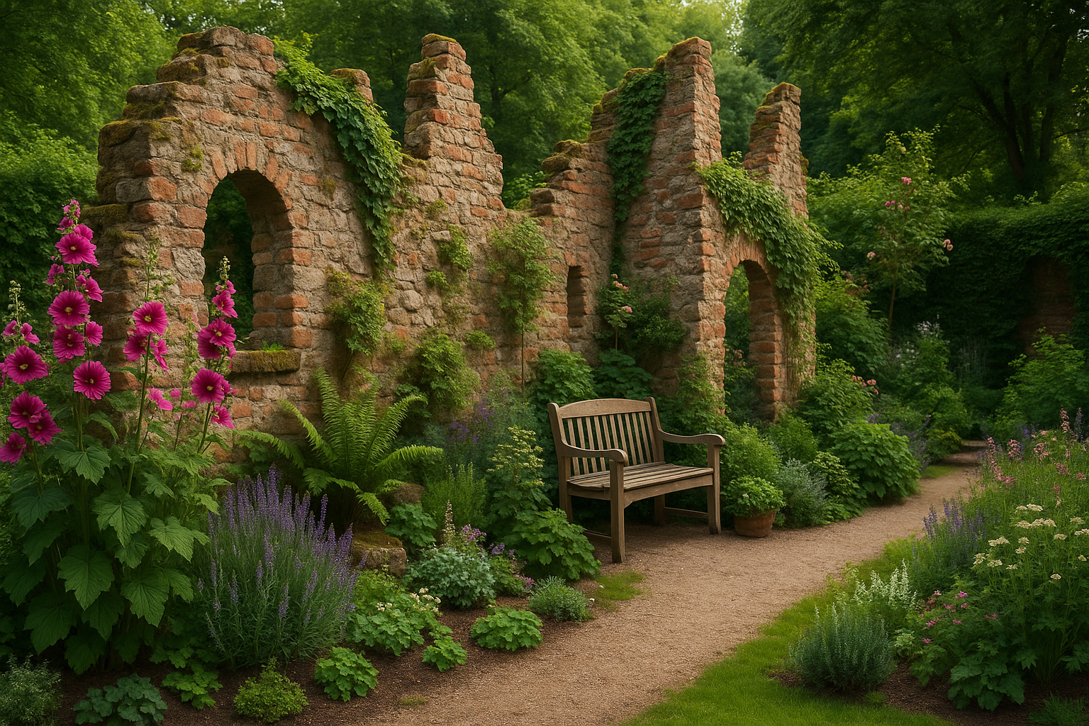 Verfall war nie so schön Ruinenmauer Garten Ideen zum Verlieben 🧱🌿 Verfall war nie so schön Ruinenmauer Garten Ideen zum Verlieben 🧱🌿