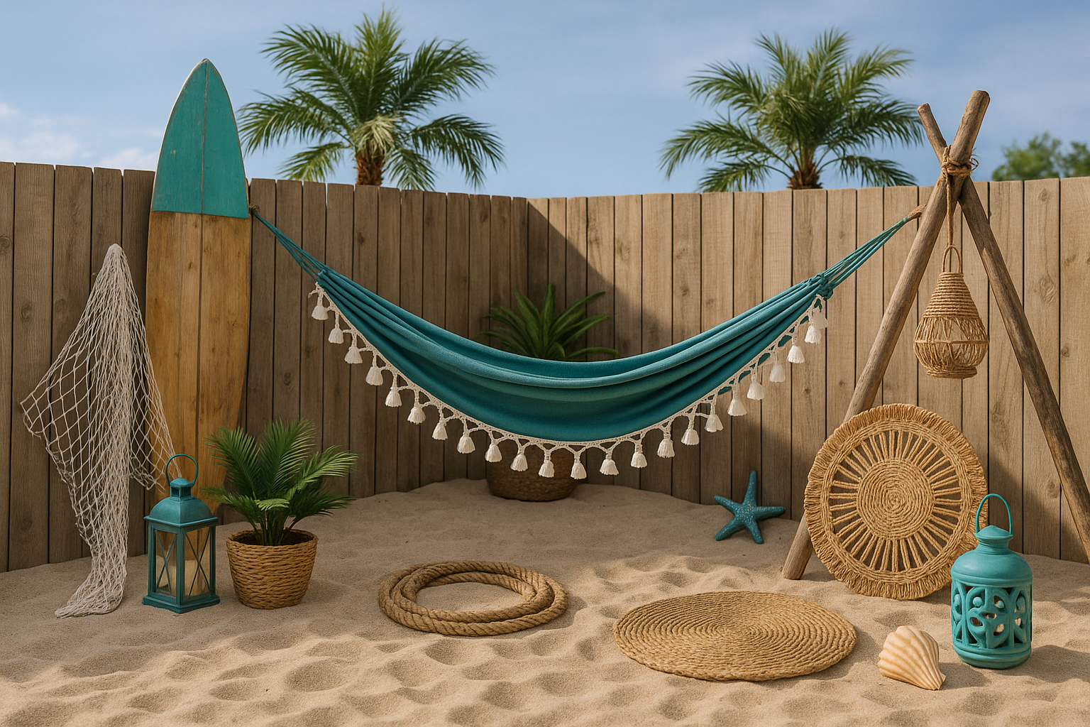 So holst du dir Urlaubsfeeling nach Hause mit Strand im Garten Ideen mit Sand und Palmen So holst du dir Urlaubsfeeling nach Hause mit Strand im Garten Ideen mit Sand und Palmen