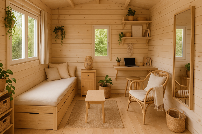 Diese genialen Einrichtungsideen für kleine Gartenhütten wirst du lieben