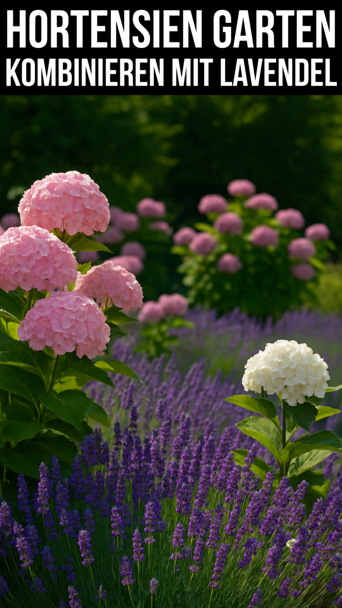 Hortensien Garten Kombinieren Mit Lavendel