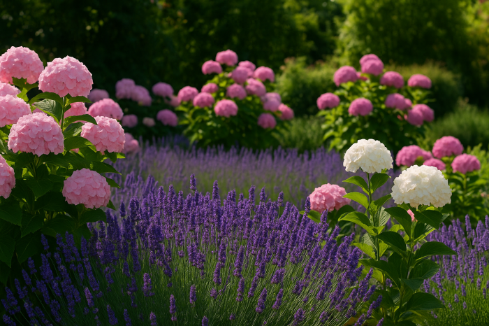 Hortensien Garten Kombinieren Mit Lavendel – Die Kombi Die Deinen Garten In Ein Blütenmärchen Verwandelt