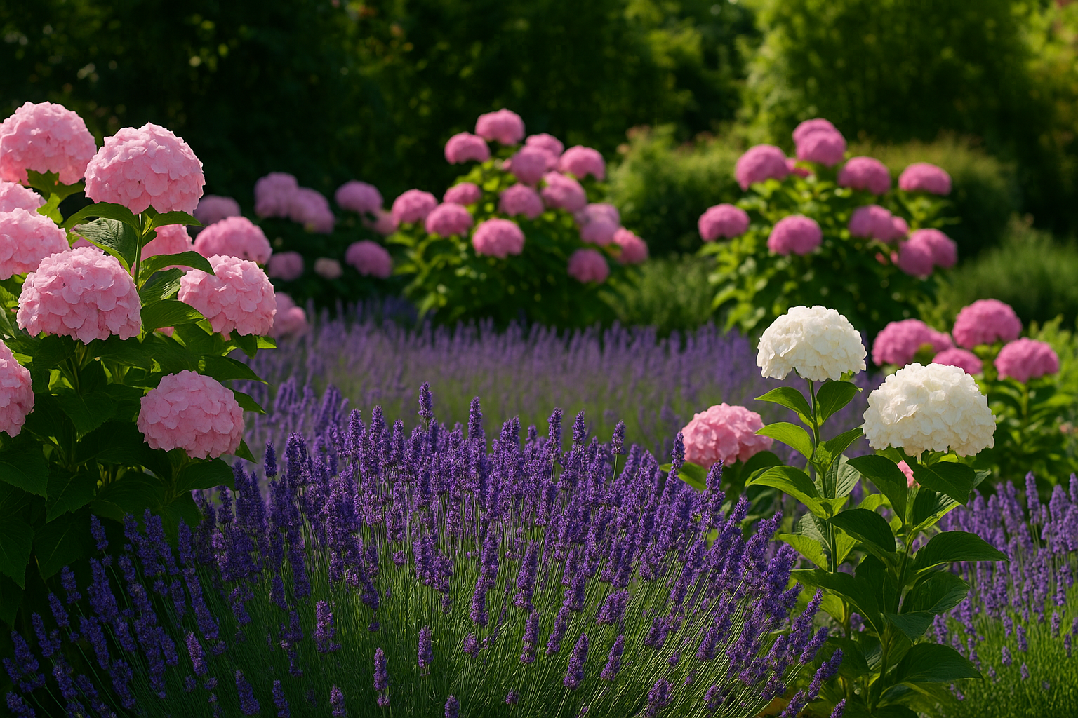 Hortensien Garten Kombinieren Mit Lavendel – Die Kombi Die Deinen Garten In Ein Blütenmärchen Verwandelt