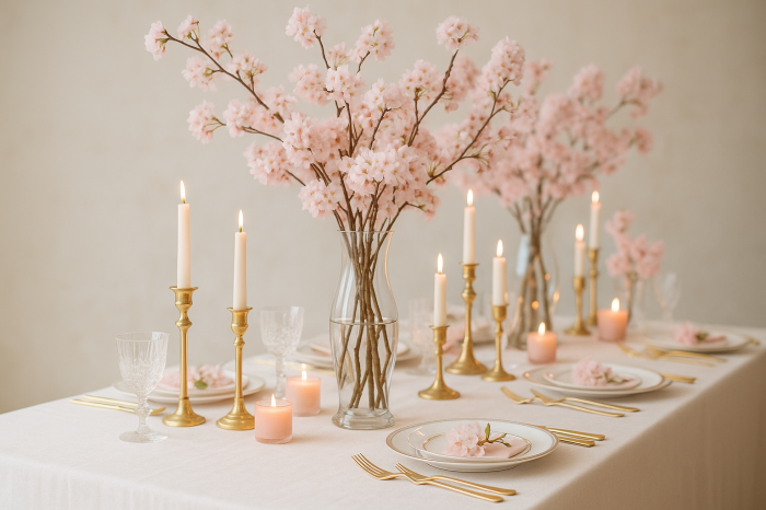 Cherry Blossom Wedding Table Decor – Die schönsten Ideen für deine traumhafte Hochzeit
