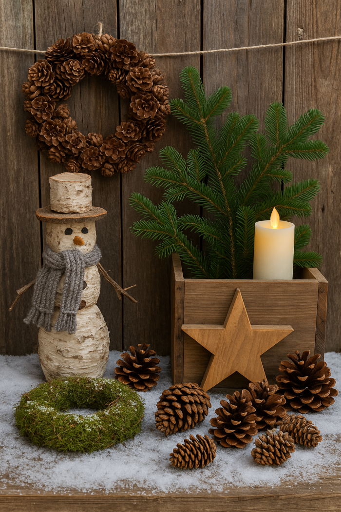 Natürlich & gemütlich Weihnachtsdeko aus Naturmaterialien