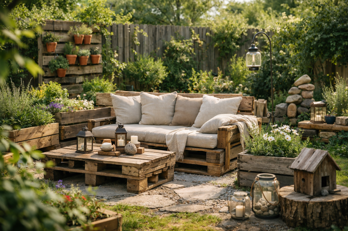 DIY Garten Ideen die deinen Außenbereich komplett verändern