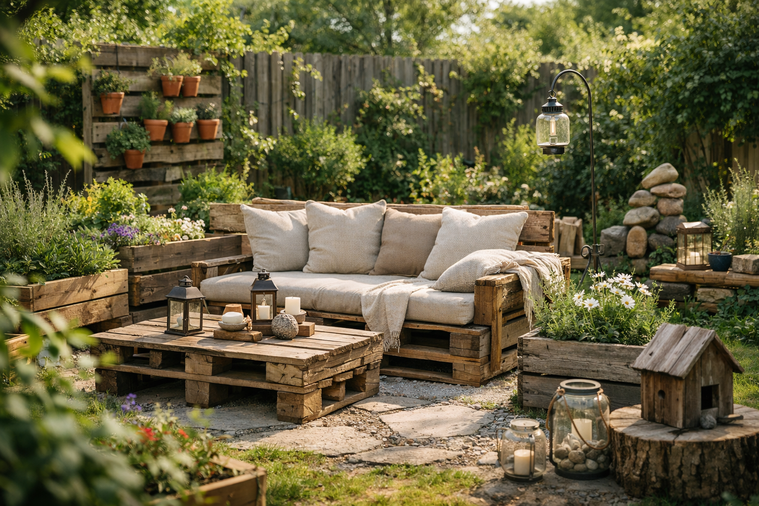 DIY Garten Ideen die deinen Außenbereich komplett verändern DIY Garten Ideen die deinen Außenbereich komplett verändern