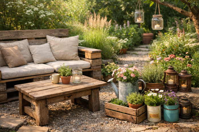 Garten Upcycling Die besten 3 Ideen die aus Alt Neu machen und deinen Garten sichtbar verschönern