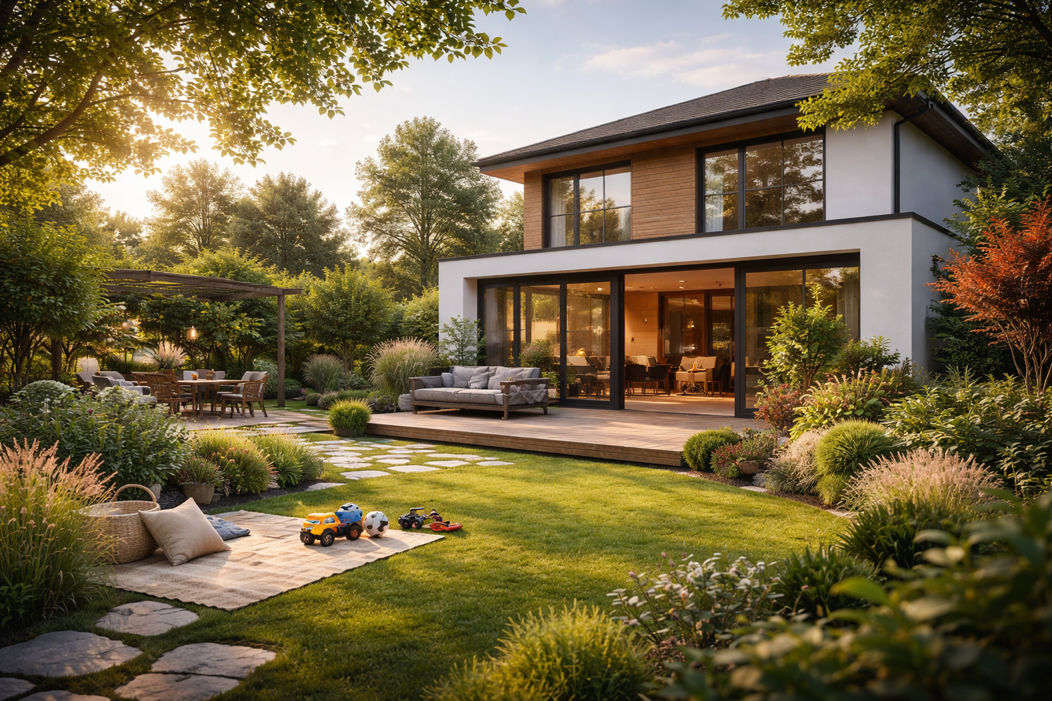 Neues Haus Mit Garten