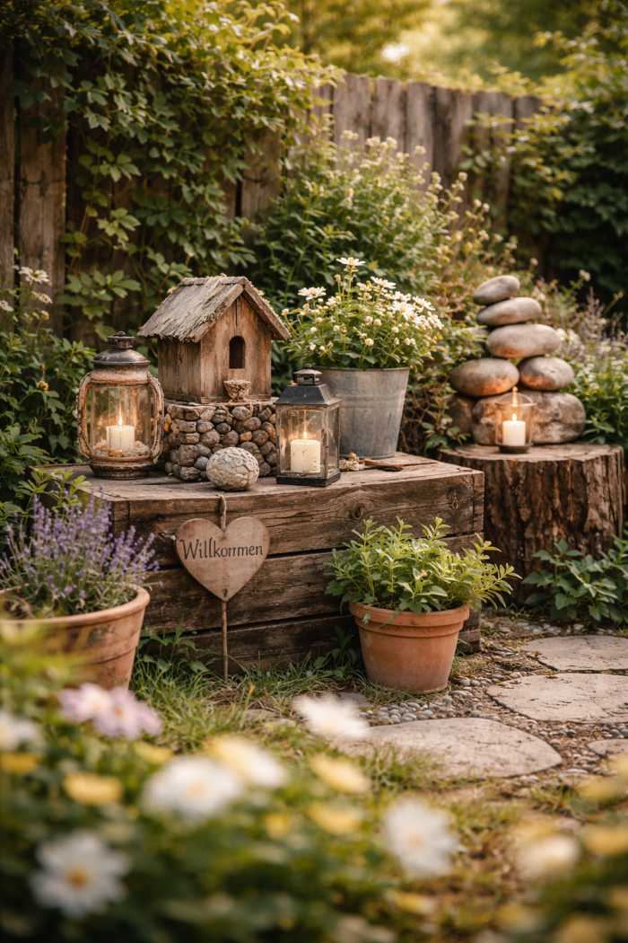 Platz 1 – DIY Garten Deko für Atmosphäre und Persönlichkeit