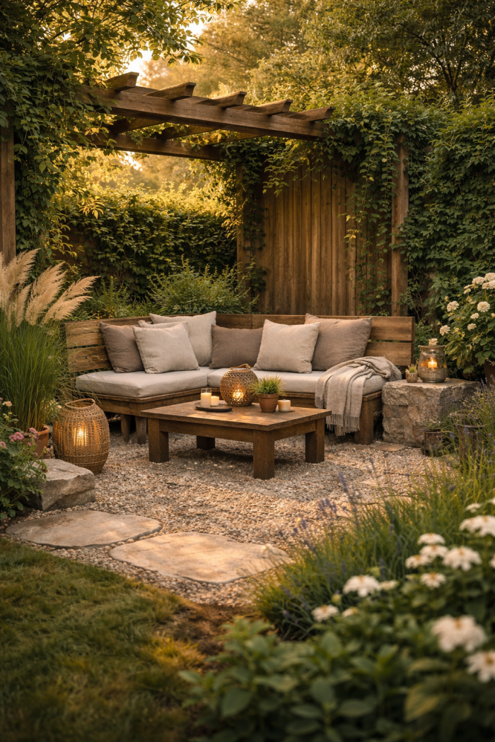 Platz 1 – Die geschützte sitzecken garten als persönlicher Rückzugsort