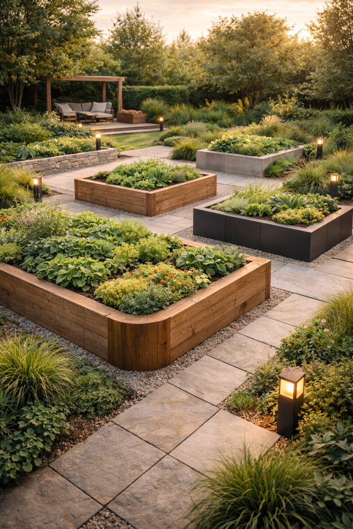 Platz 1 – Hochbeete Gartengestaltung als zentrales Gartenkonzept 