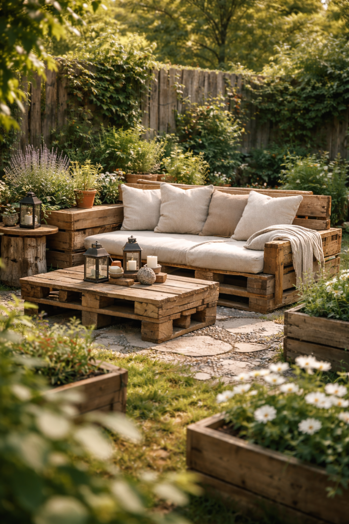 Platz 2 – DIY Garten Möbel für Gemütlichkeit und Stil