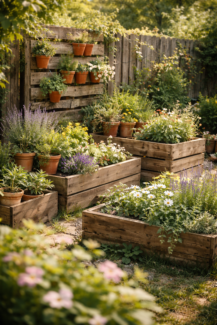 Platz 3 – DIY Garten mit kreativen Pflanzideen