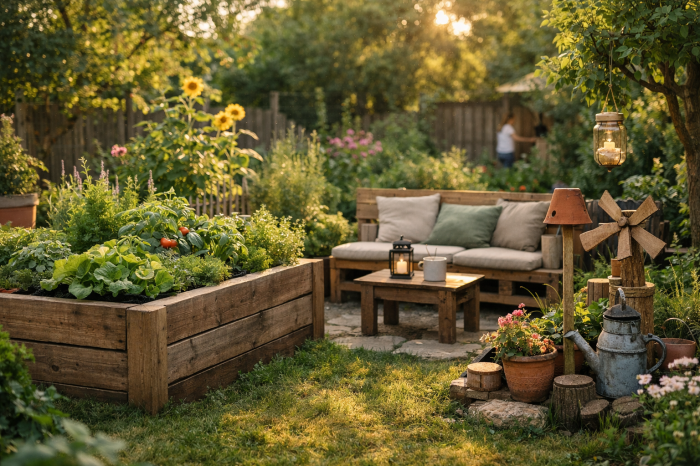Selber bauen Garten Die besten 3 DIY Ideen für einen individuellen Wohlfühlgarten