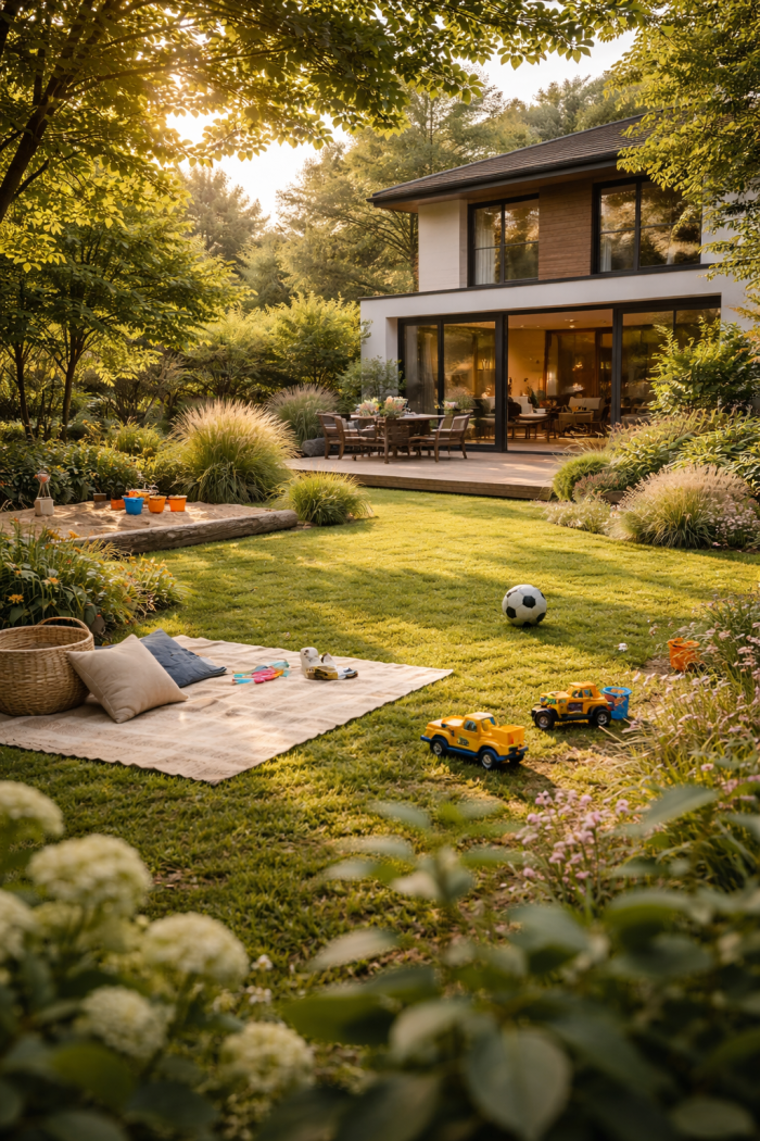 Top 2 Haus mit Garten als Familienparadies