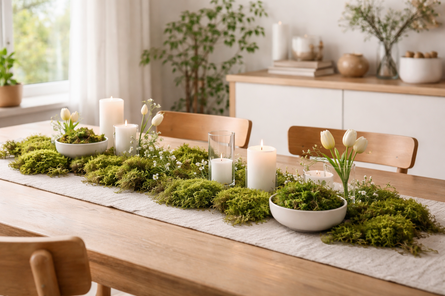 Moos Dekoration Frühling die besten 3 Ideen für ein natürliches Zuhause
