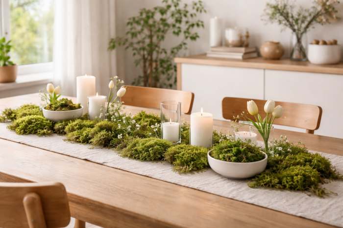 Moos Dekoration Frühling die besten 3 Ideen für ein natürliches Zuhause